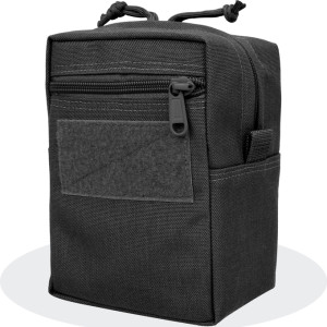 MP0241 * 7x5x4 Vertical Pouch * BLK