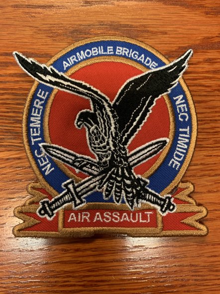 3020LMB * Borduur Badge Luchtmobiele Brigade
