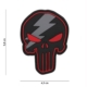 VO5304 * Embleem 3D PVC Punisher thunder